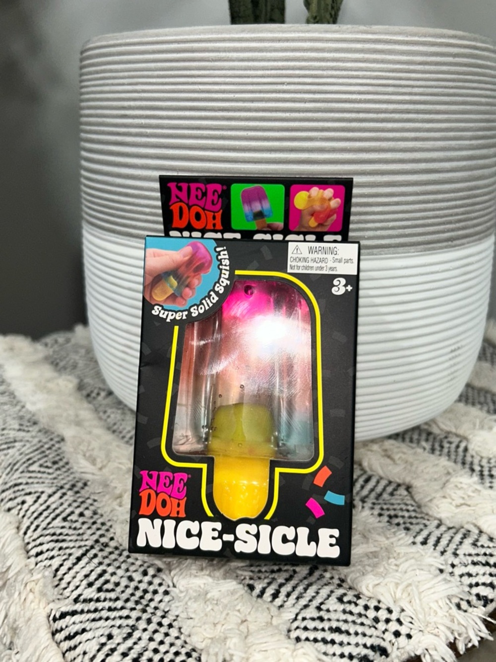 RARE NeeDoh Nice-Sicle Multicolor Stretch Squishy Toy